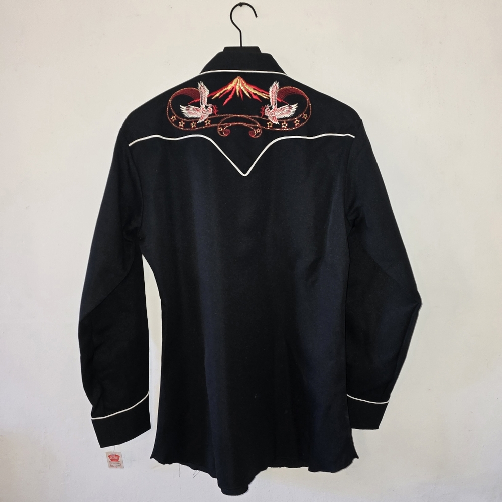 RARE 70's Vintage H BAR C Western Shirt - Picture 3 of 8